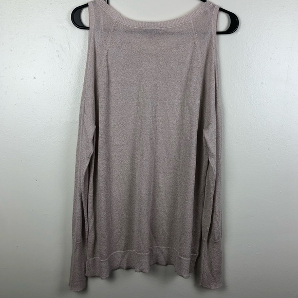 Vince Camuto Cream Open Shoulder Sweater - Picture 4 of 6